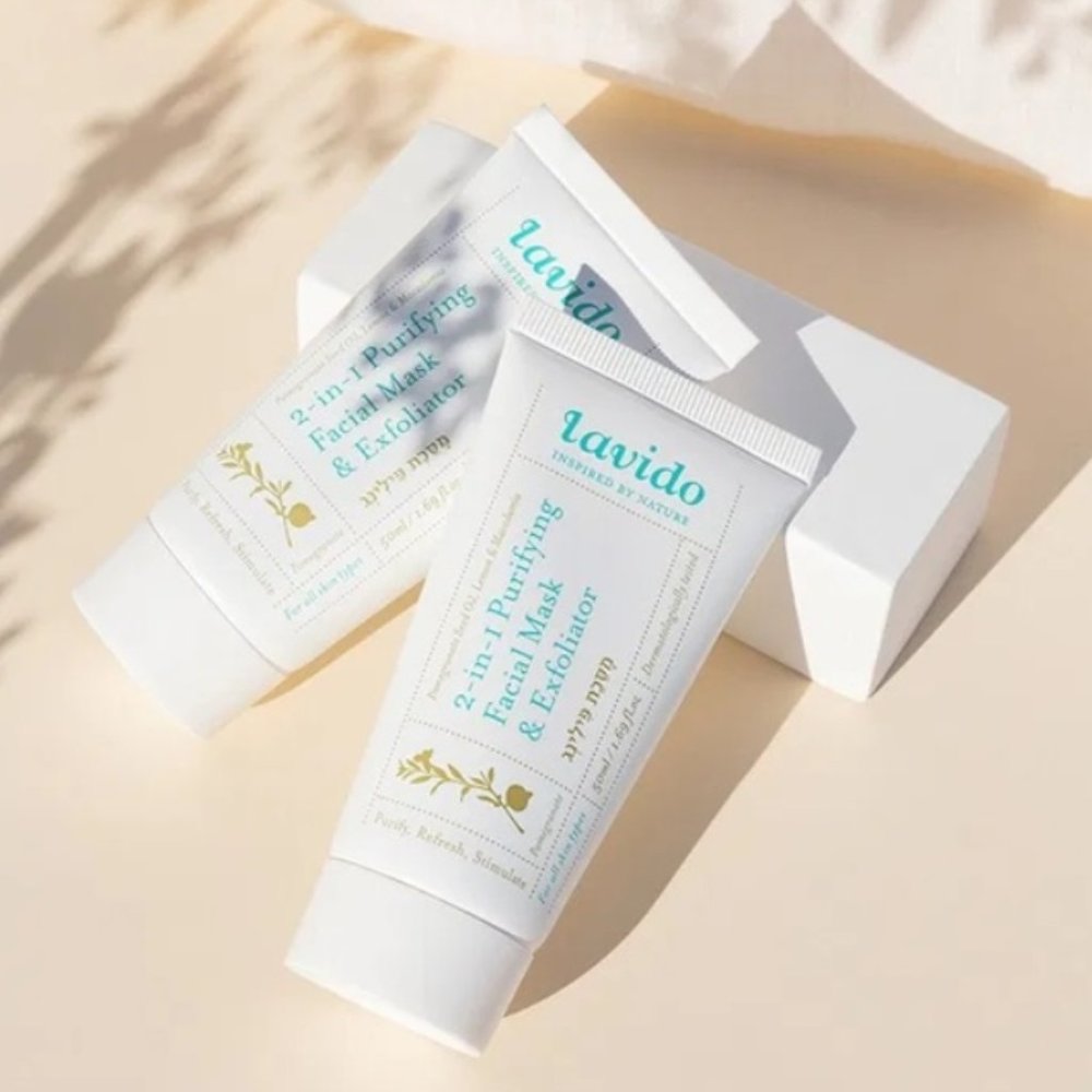 Lavido 2-in-1 Purifying Face Mask & Exfoliator